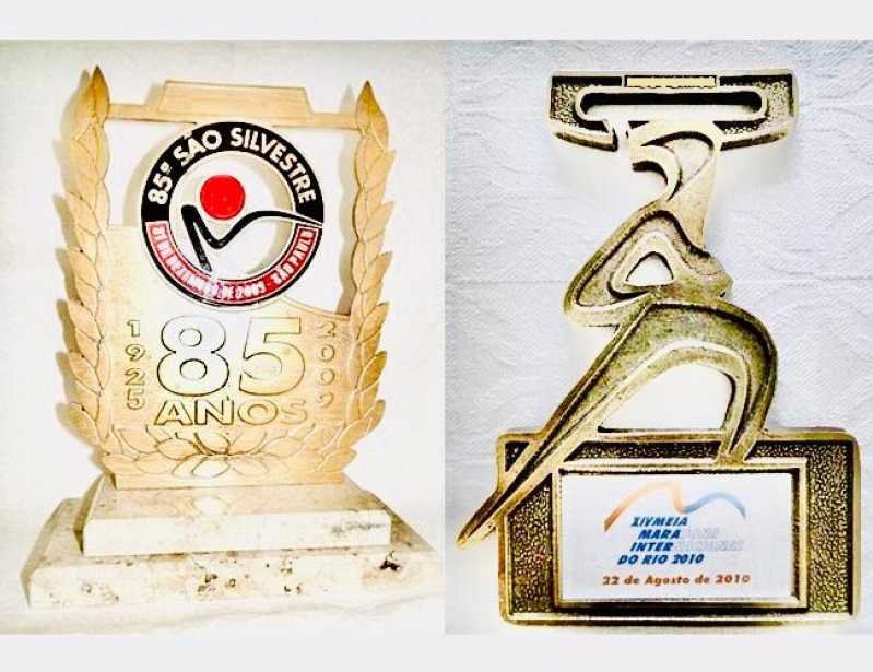 Troféu de Premiação Valores Vila Carmosina - Troféu para Competição Personalizado